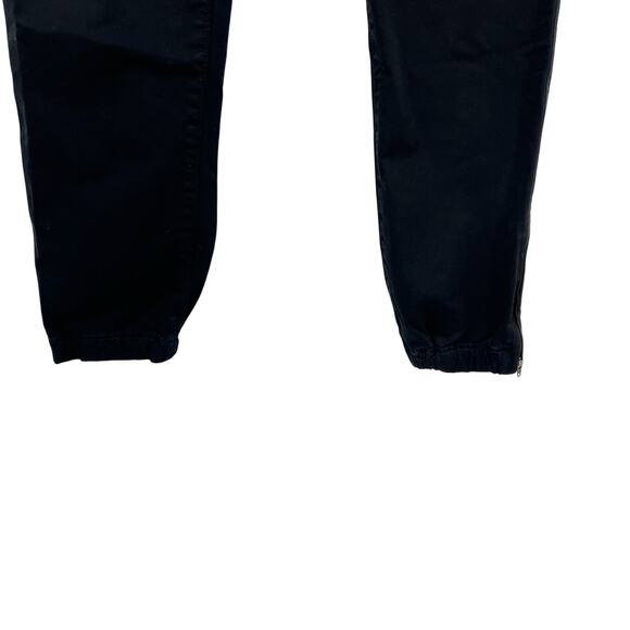 Vince‎ Pants Elastic-hem Patch-front Utility Trouser Jogger Black Size 27 - Picture 6 of 12